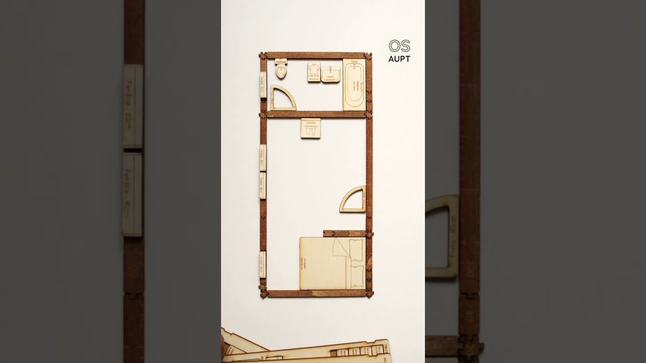Plan studio 21m2 en longueur