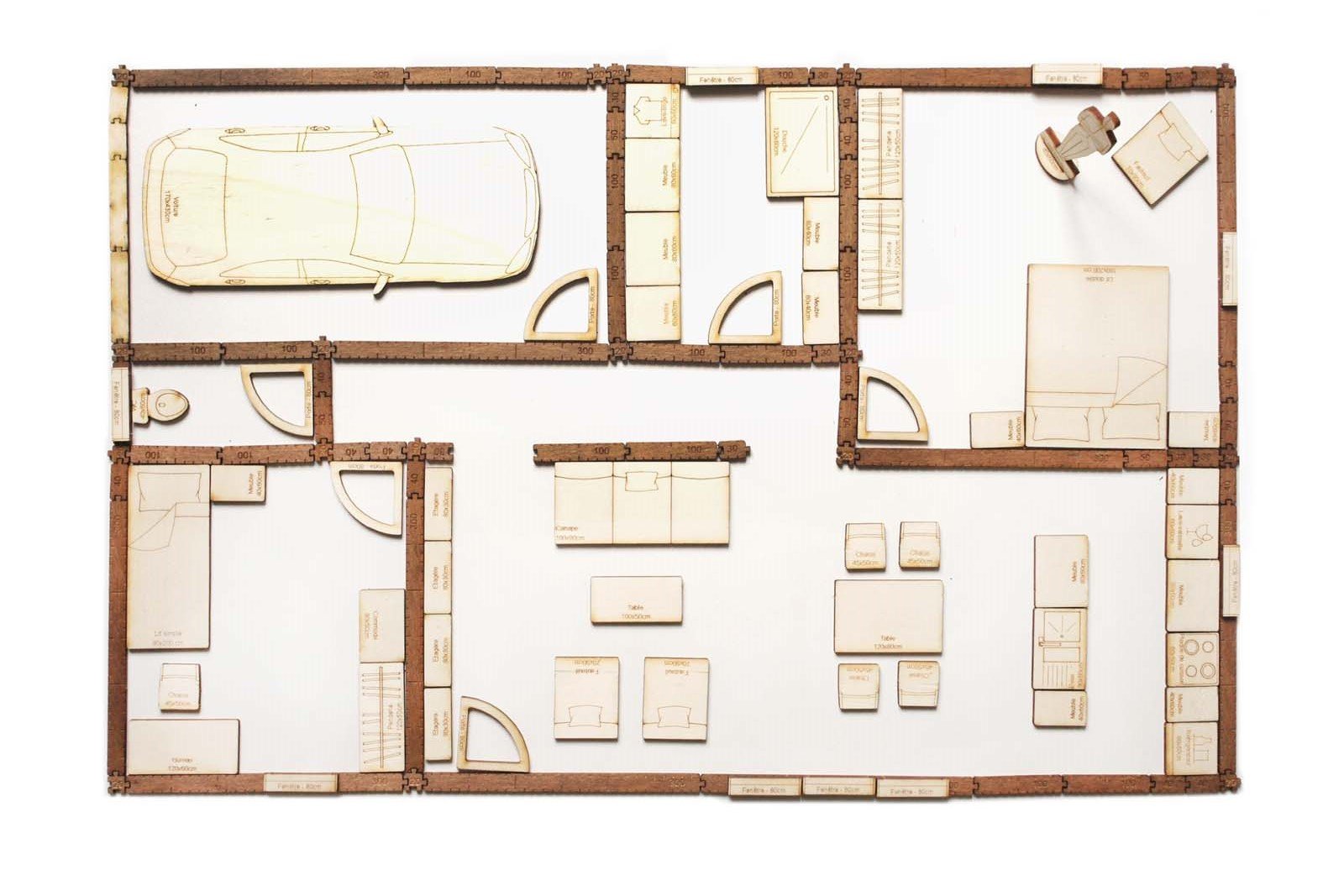 Plan maison 90m2