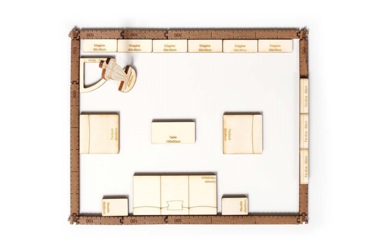Plan salon de 20m2