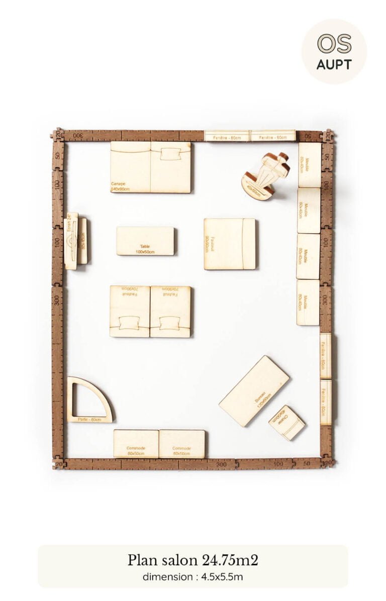 plan salon 24m2 10 plan d'un salon de 24.75m2 réalisé avec le kit yoja