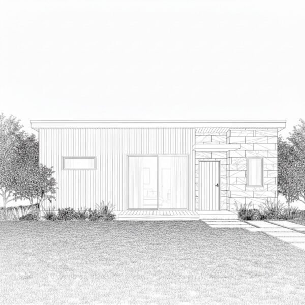 Maison 60m2 : Répartition idéale des pièces 9 Façade d'une maison 60m2