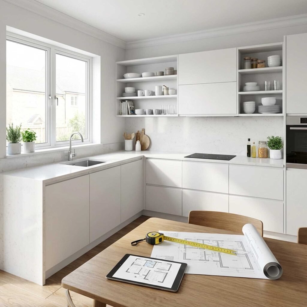 Dimensions d'une cuisine et surfaces