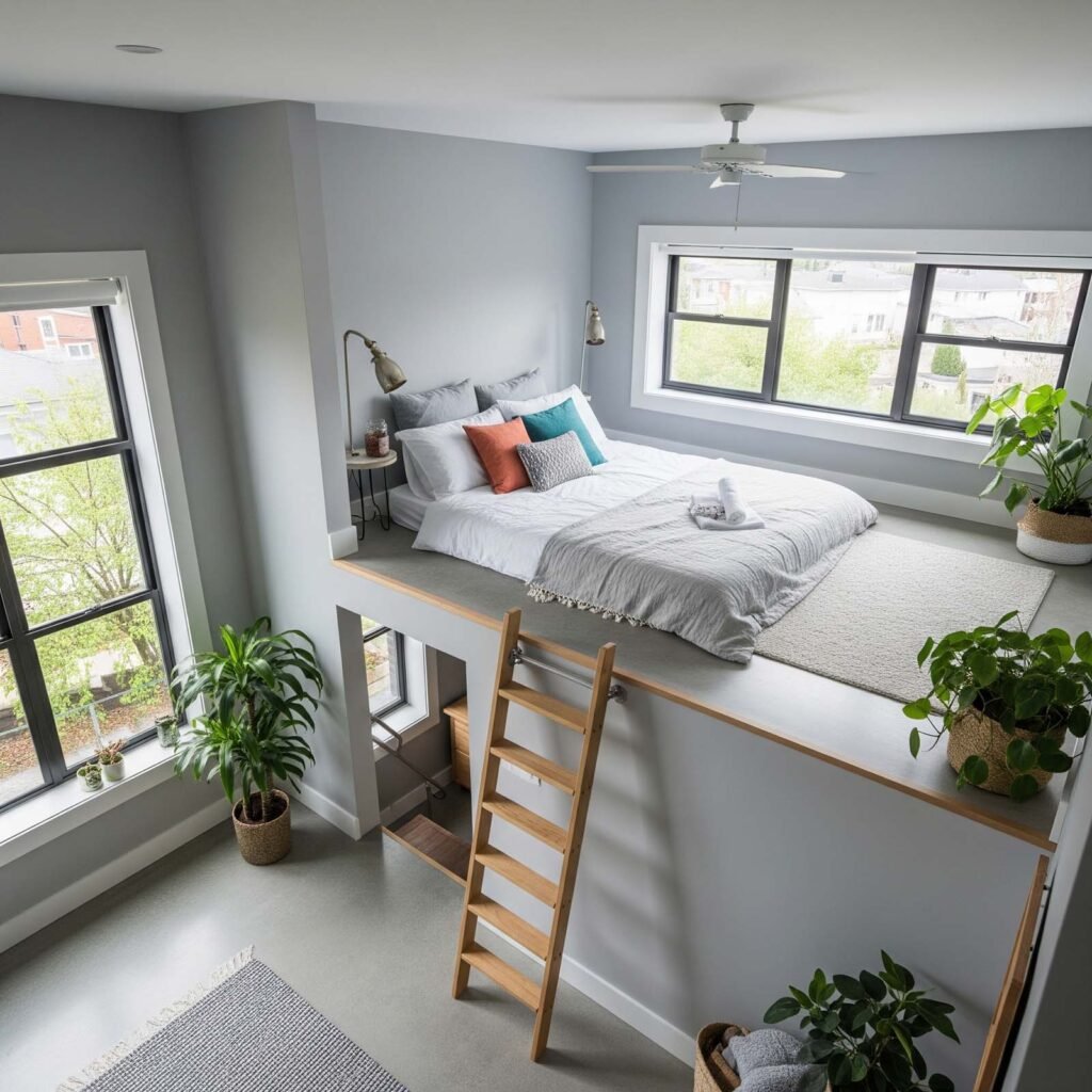 Quel aménagement de chambre choisir ? Découvrez 9 idées de configurations 8 Amenagement de Chambre Lit en Mezzanine