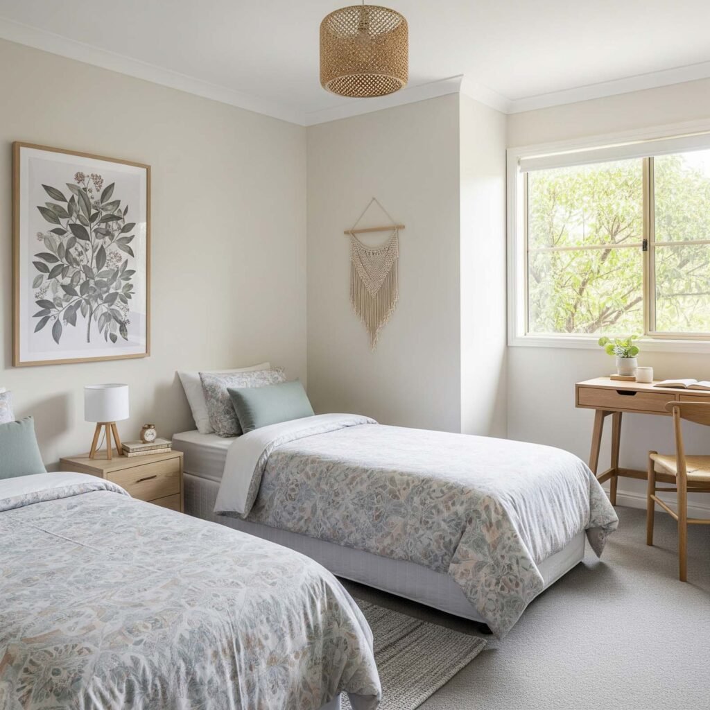 Quel aménagement de chambre choisir ? Découvrez 9 idées de configurations 5 Amenagement de Chambre lits jumeaux