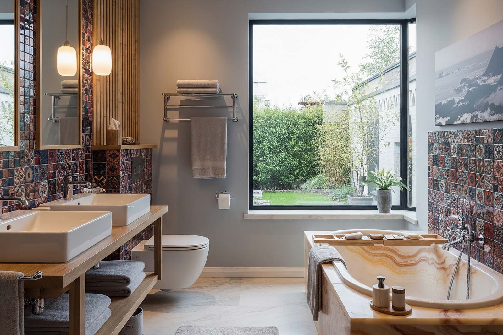 Décoration Salle de Bain : 19 Styles à découvrir - Guide Complet 1 Decoration Salle de Bain Style Fusion