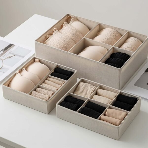 Idées de Rangement dans la Chambre : 15 Solutions Pratiques et Astuces 22 Rangement chambre : organisateurs de sous vetements