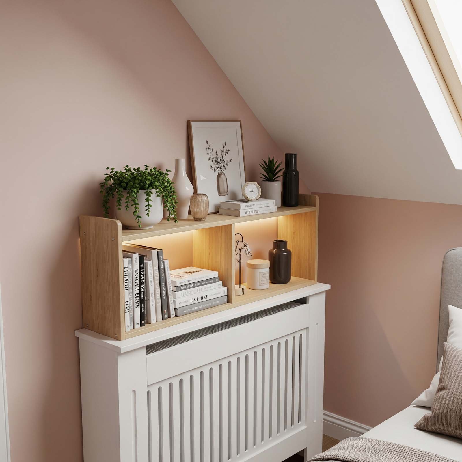 Idées de Rangement dans la Chambre : 15 Solutions Pratiques et Astuces 25 Rangement chambre : au dessus du radiateur