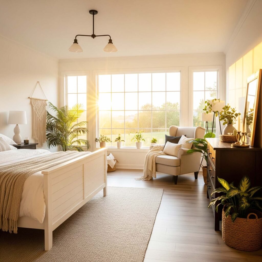 Chambre orientee Ouest