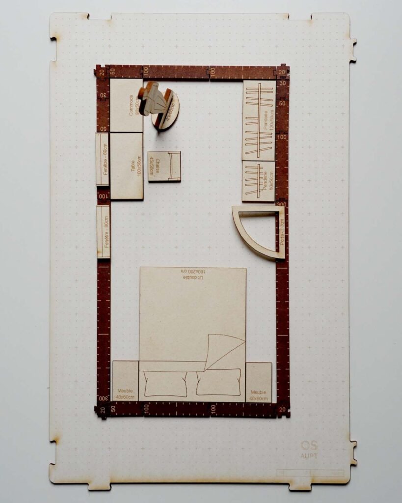 Plan Chambre 12m2 14 Plan chambre 12m2 étroite avec un espace bureau