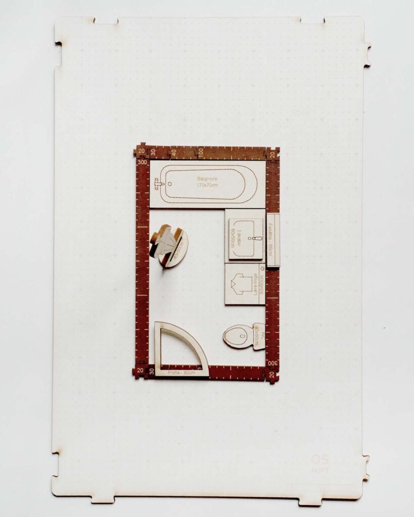 Plan Salle de Bain 5m2 12 Plan Salle de bain 5m2 étroite avec baignoire et WC