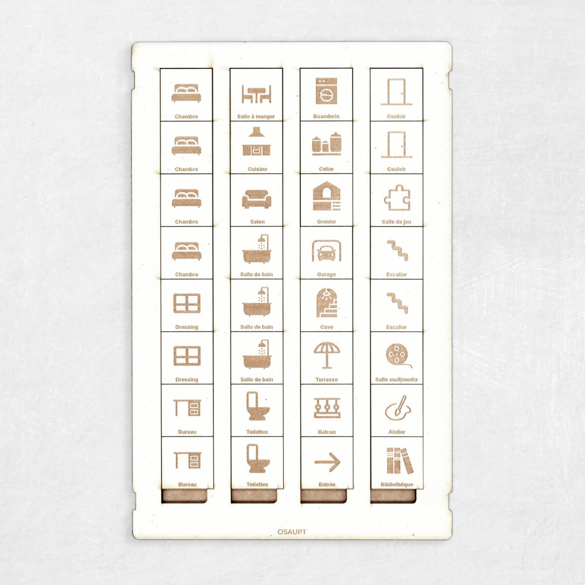 La planche 1 du kit Karya