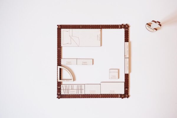 Plan Chambre 10m2 1 Plan Chambre 10m2 avec lit simple (3.3m x 3.2m)