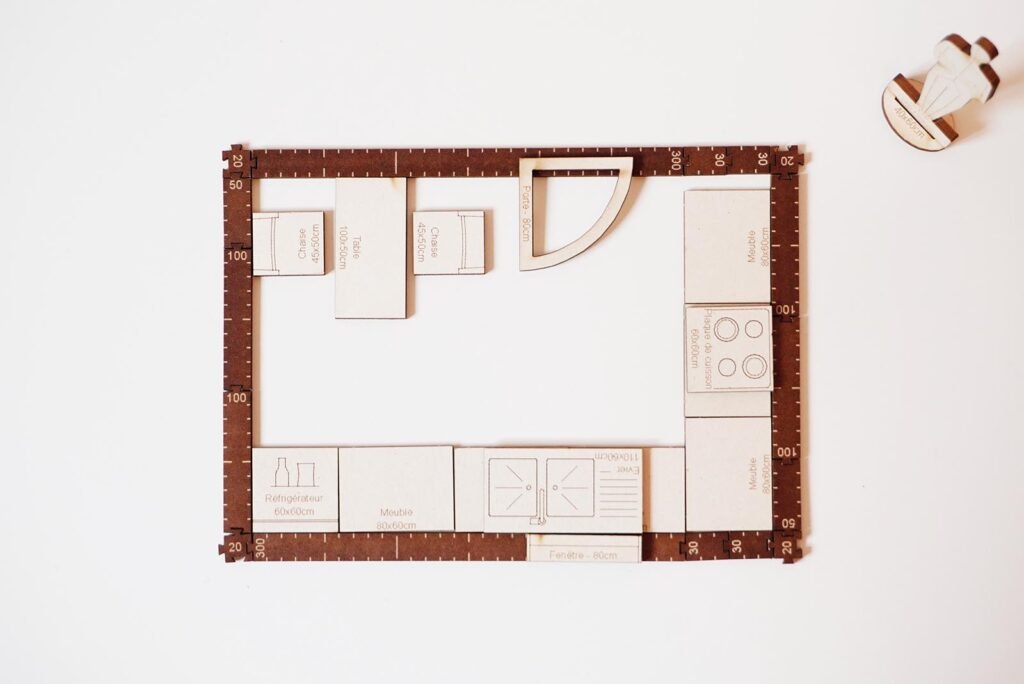 Plan Cuisine 9m2 en L (3.6m x 2.5m)
