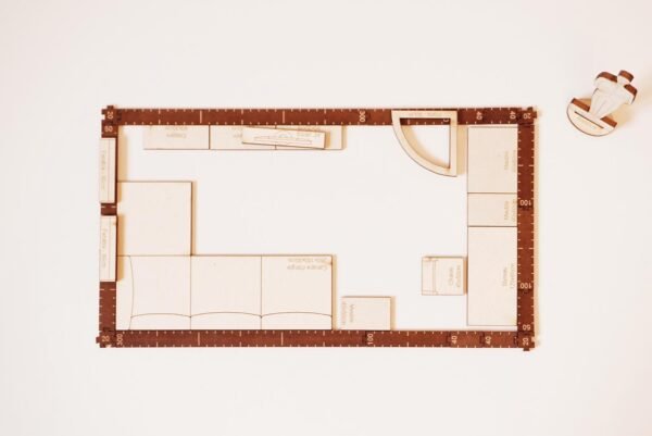 Plan Salon 12m2 1 Plan Salon 12m2 avec canape d'angle (4.8m x 2.5m)