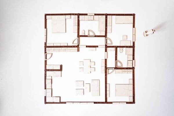 Plan Maison 100m2 9 Plan Maison 100m2 plain-pied avec 3 Chambres (10.0m x 10.0m)