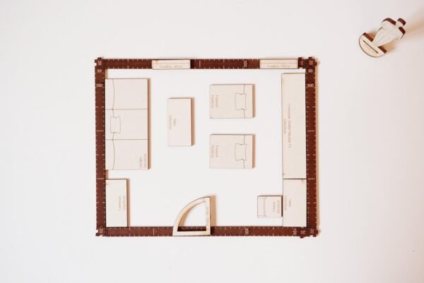 Plan Salon 14m2 avec canapé et deux fauteuils (4.2m x 3.3m)