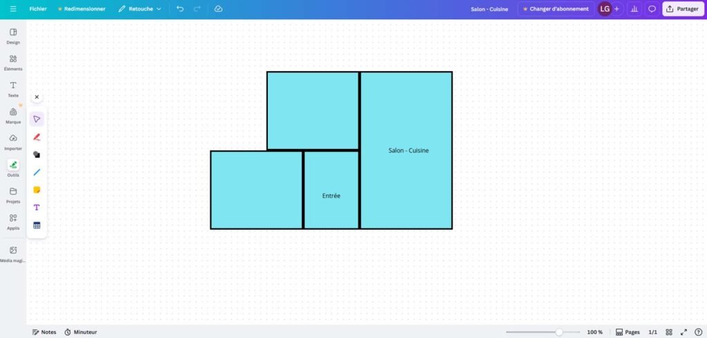 Logiciel Gratuit Plan Maison Canva