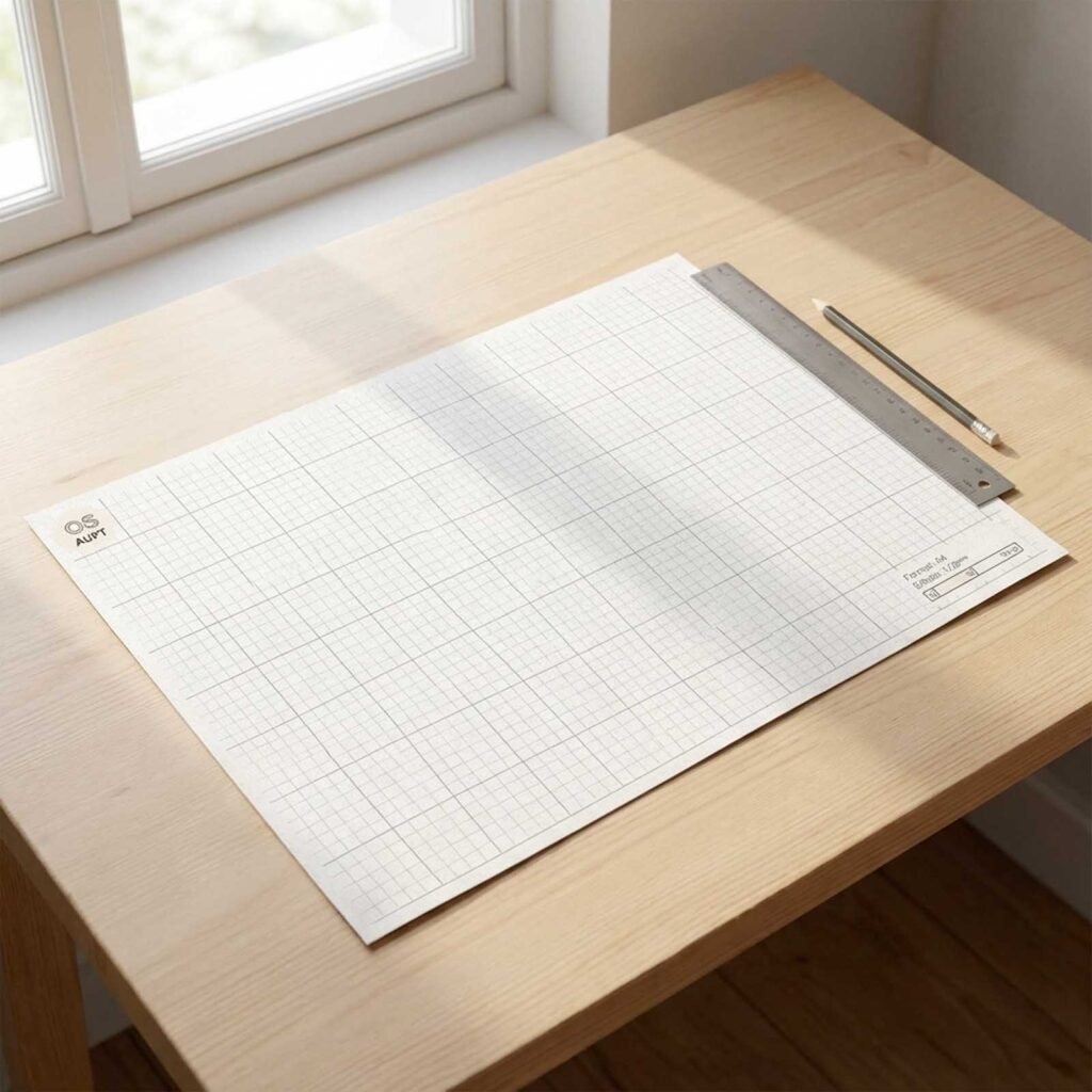 Accueil 13 Grille métrée pour dessiner des plans de maison