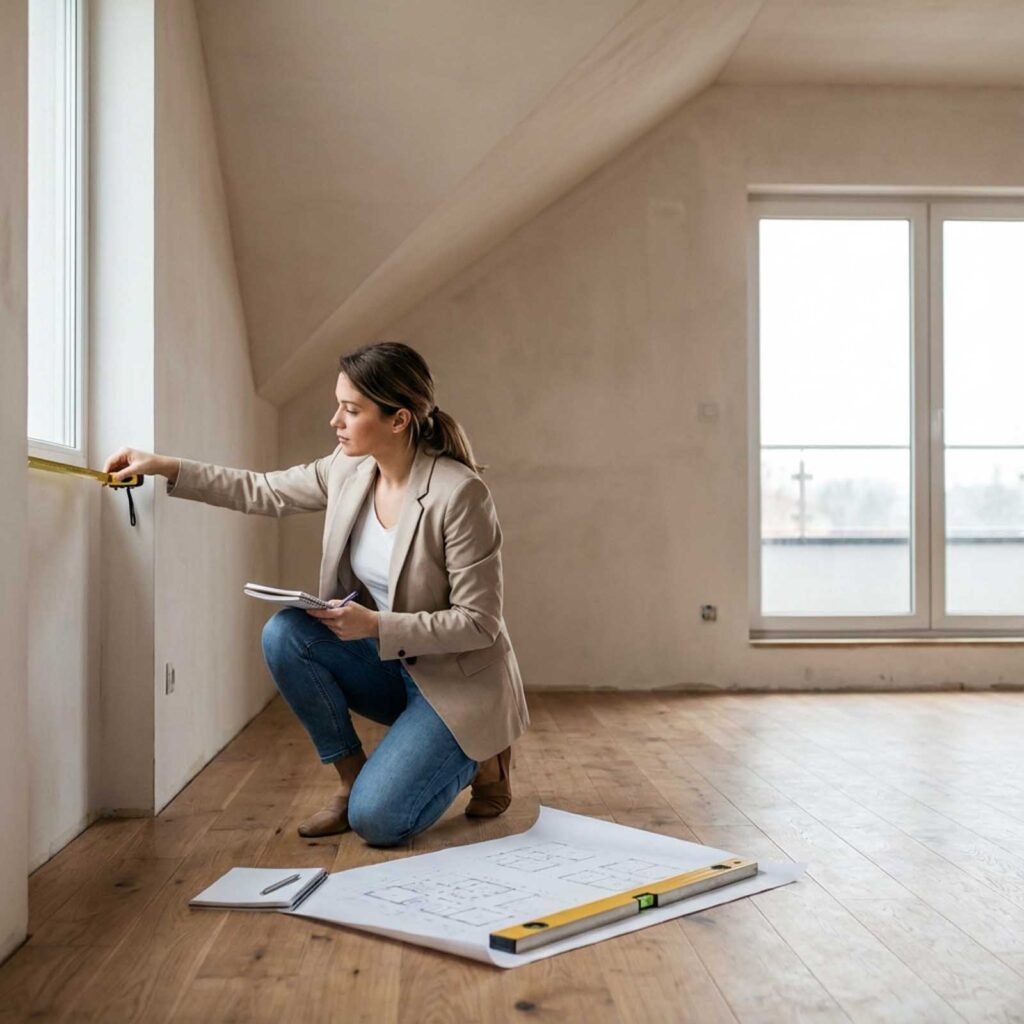 Prendre les mesures du dressing