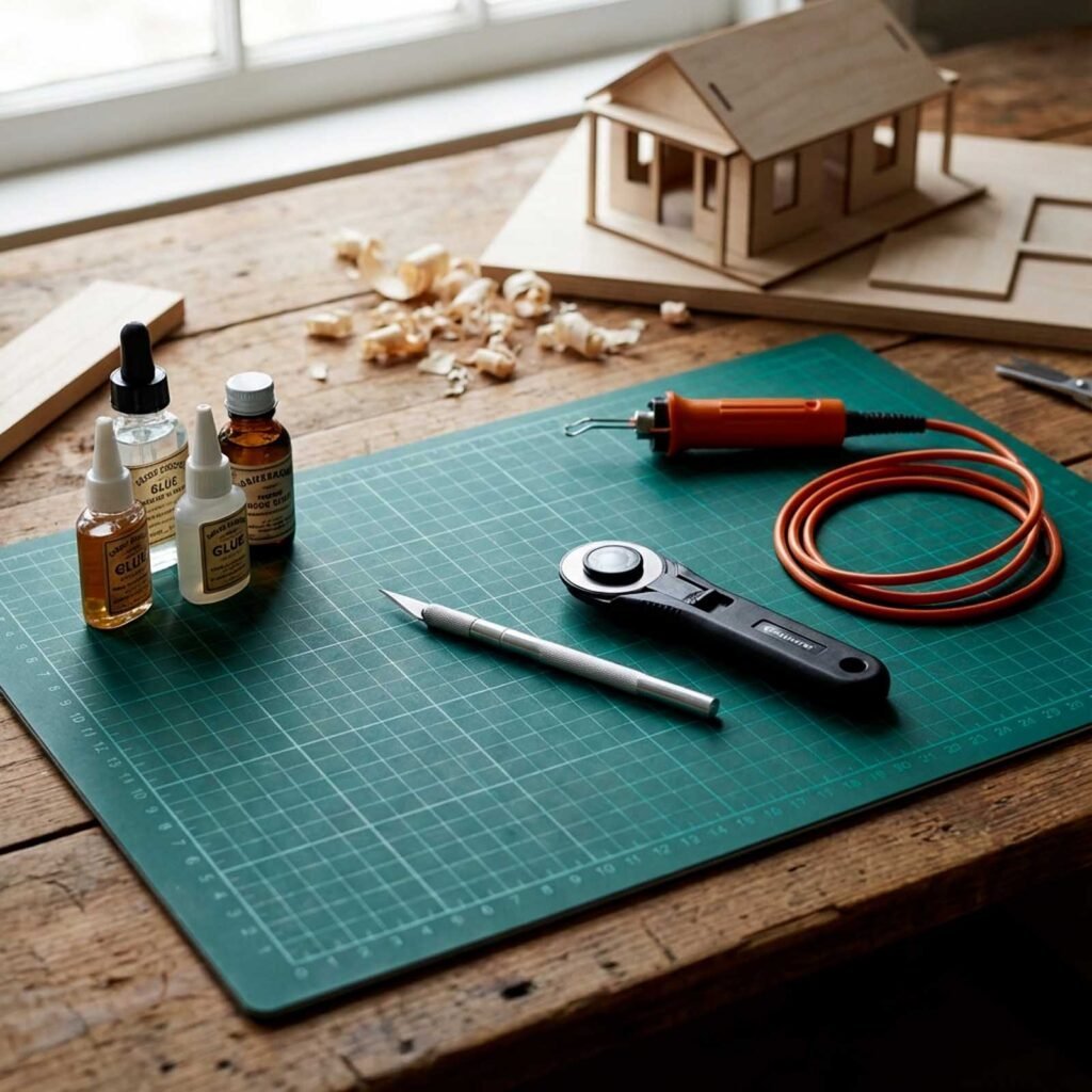 outils pour découpe et assemblage.