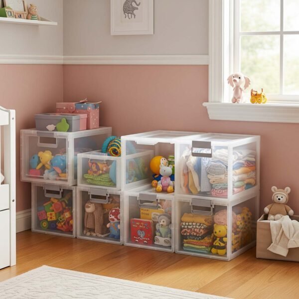 Rangement Chambre Boite de rangement empilable 600x600 1