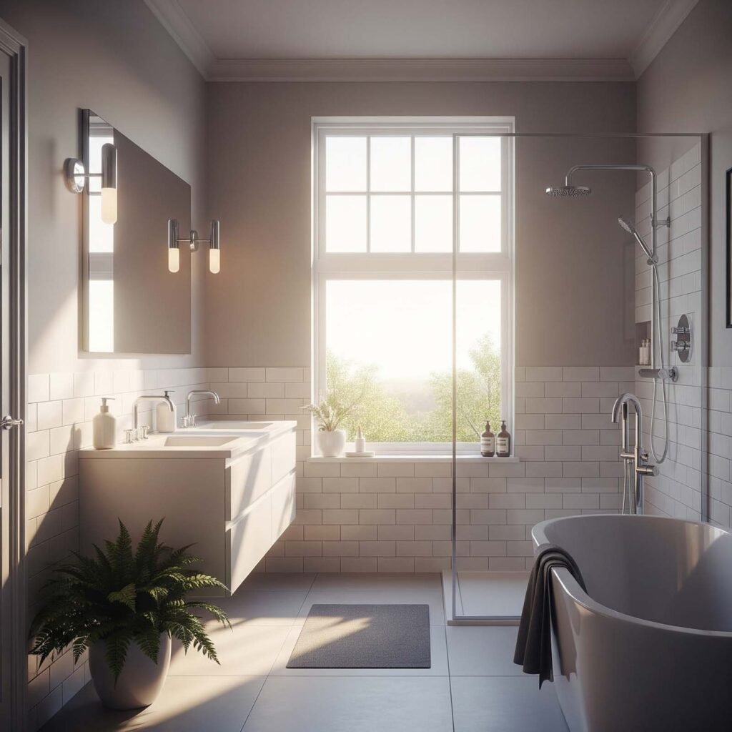 ambiance moderne et lumineuse.