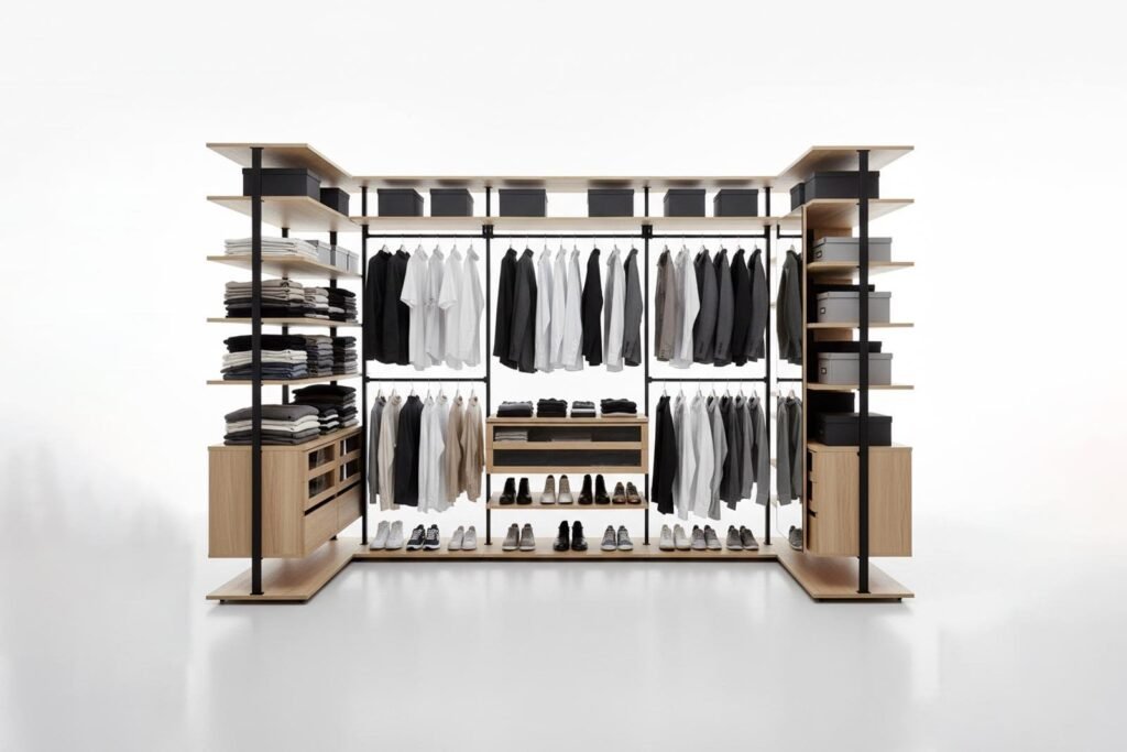 aménager un dressing : hauteurs de tringles, espaces et dimensions 1 aménager un dressing : hauteurs de tringles, espaces et dimensions