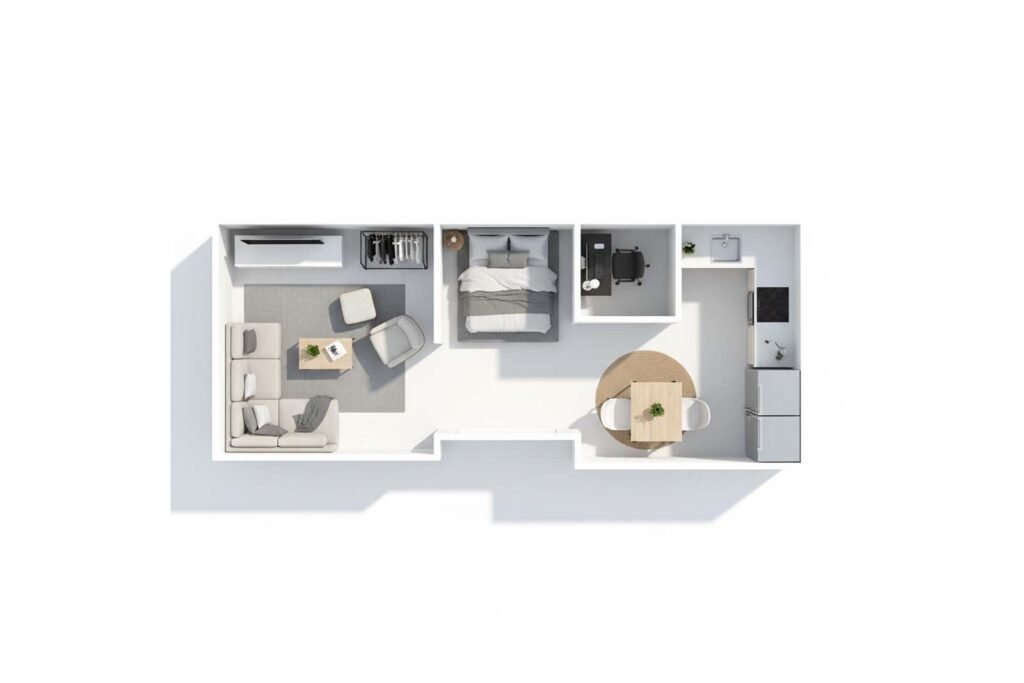 aménager un studio : espaces, meubles multifonctions et plan 1 aménager un studio : espaces, meubles multifonctions et plan