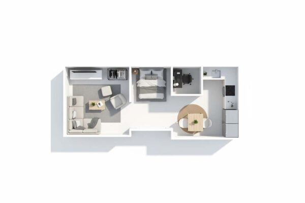 aménager un studio : espaces, meubles multifonctions et plan 2 aménager un studio : espaces, meubles multifonctions et plan
