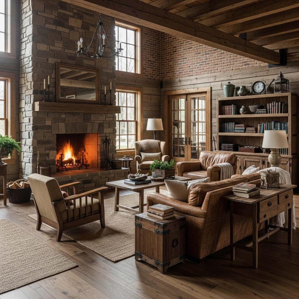 decoration salon style rustique 1024x1024 1