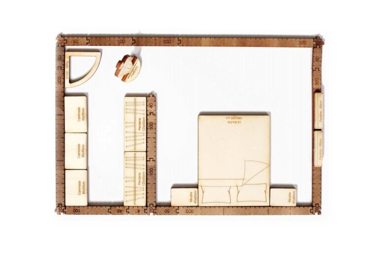 plan chambre 19m2 avec dressing