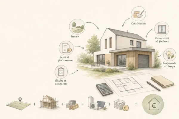 Prix maison à construire en France : combien ça coûte en 2026 ?