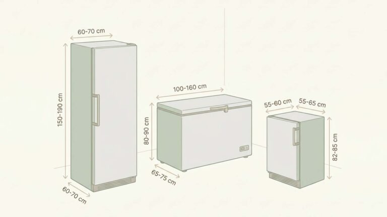 Dimensions congelateur